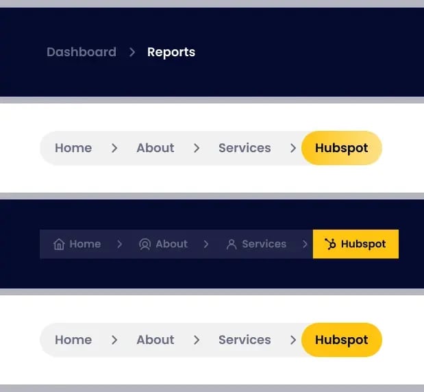 Breadcrumb - Hub Resolution