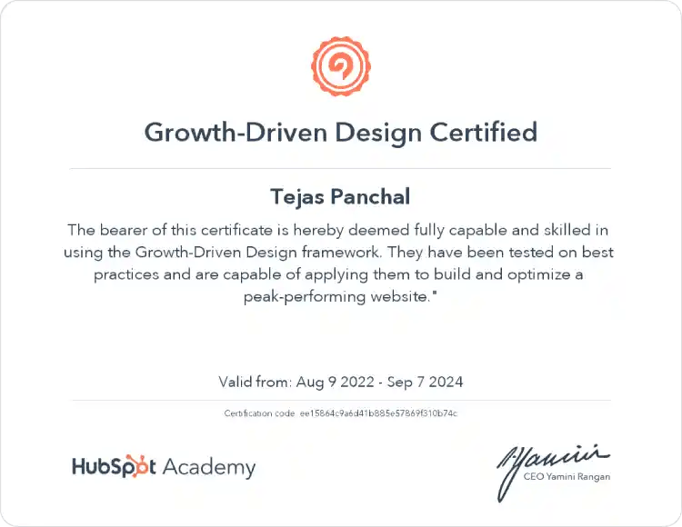 Hubspot Certified Developer - Hub Resolution
