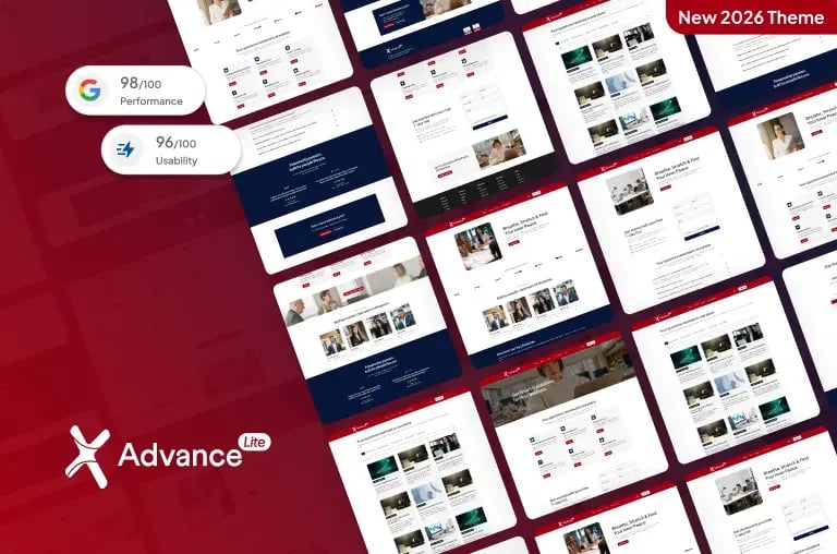 Advance lite theme by Hub resolution
