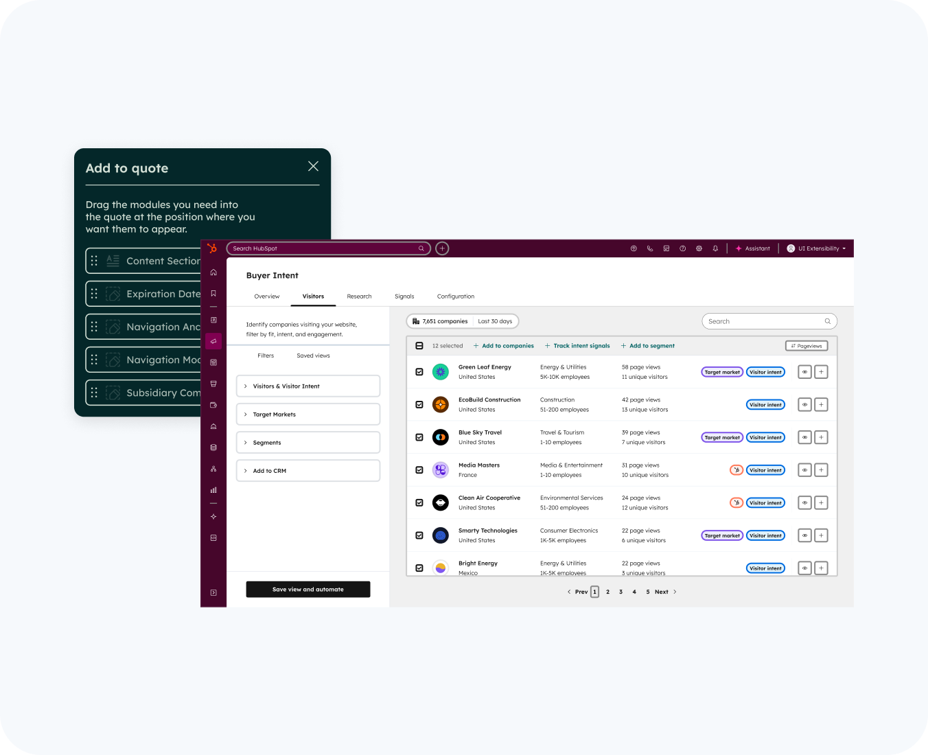 crm customization by hub resolution