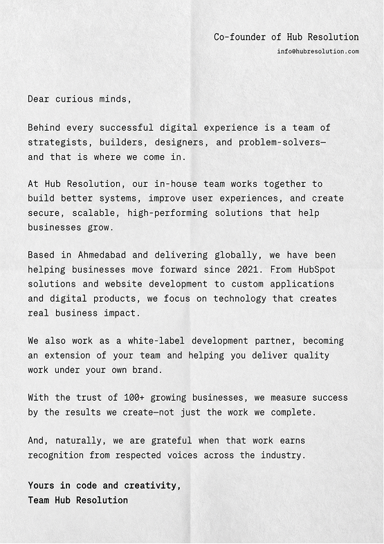 letter by hubresolution