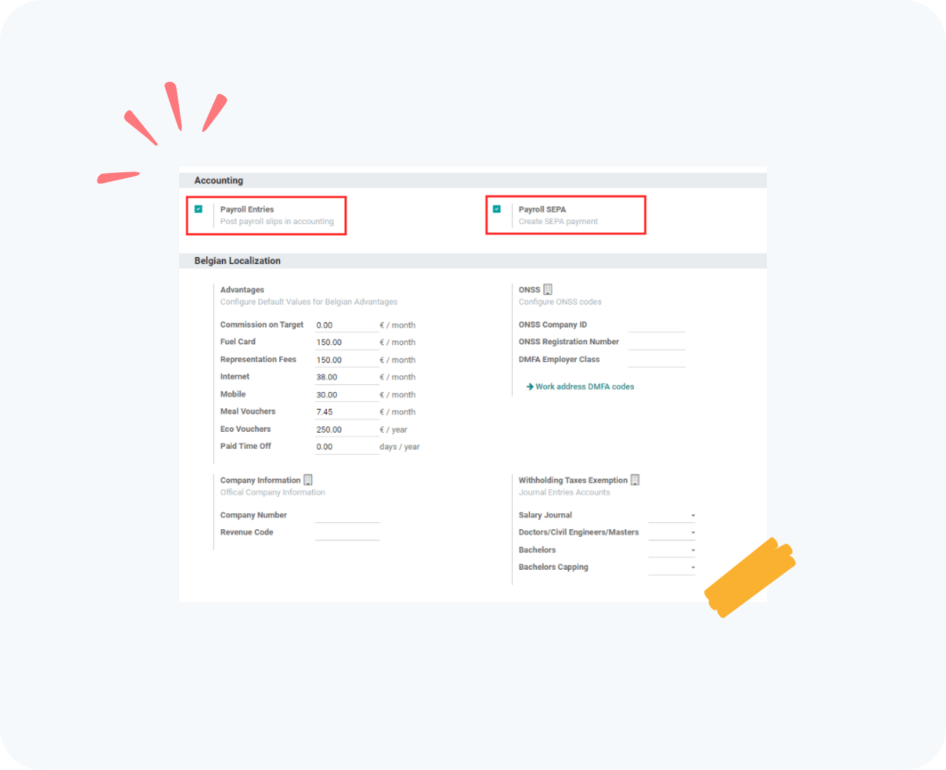 odoo hr & payroll by hub resolution