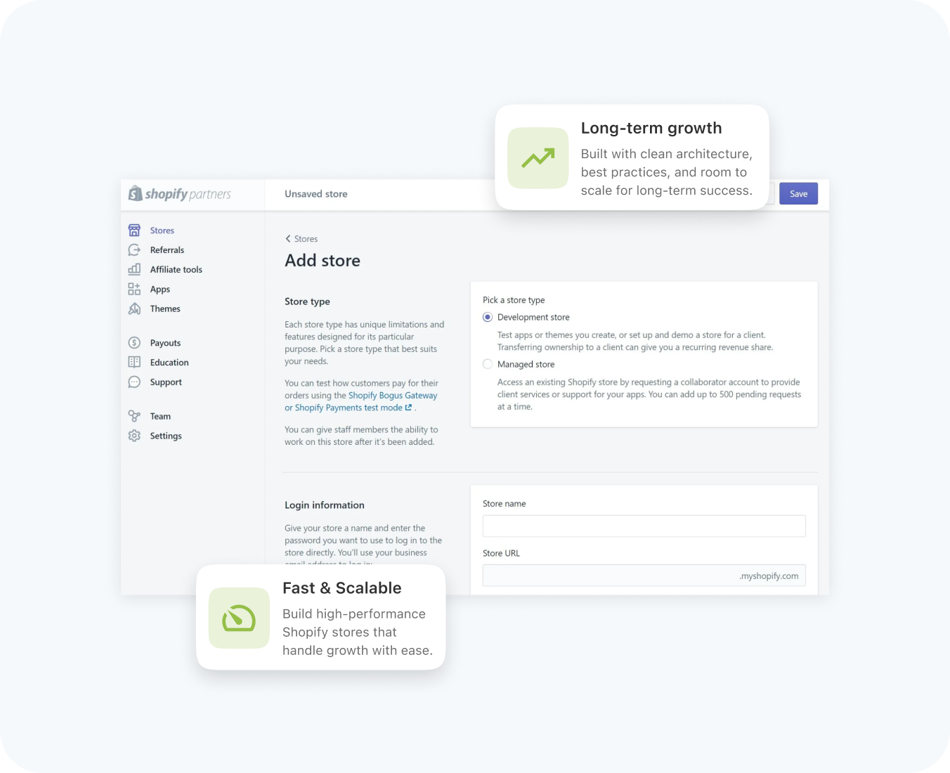 shopify store development by hub resolution