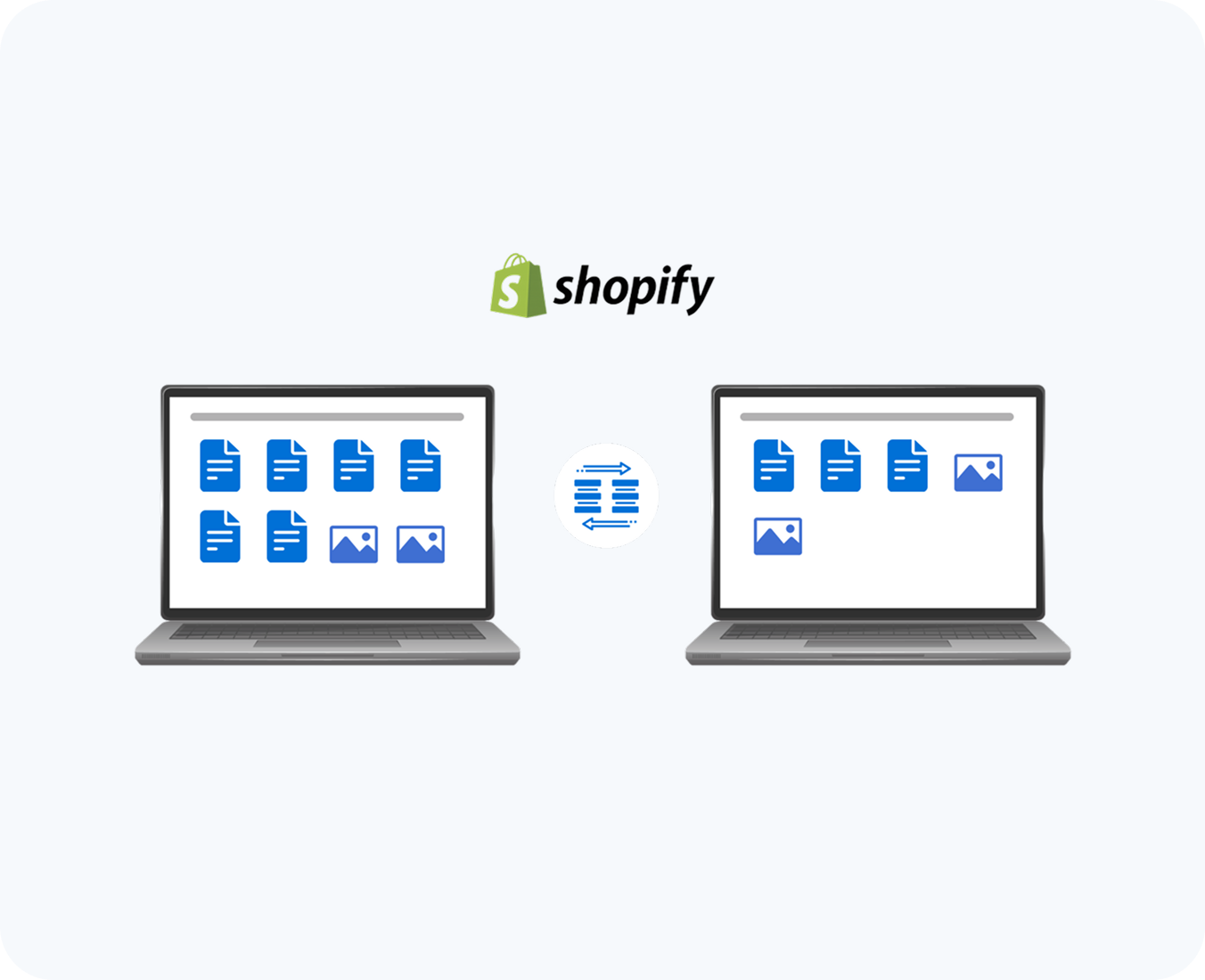 shopify store migration by hub resolution