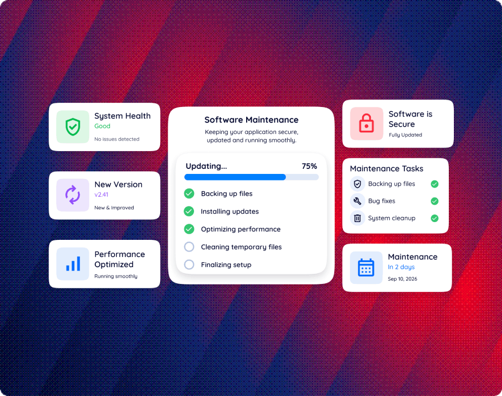 software maintenance by hub resolution