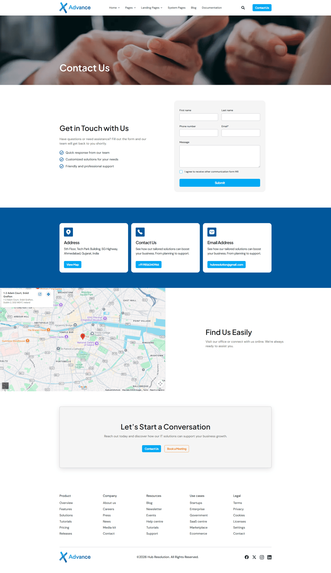 Contact us