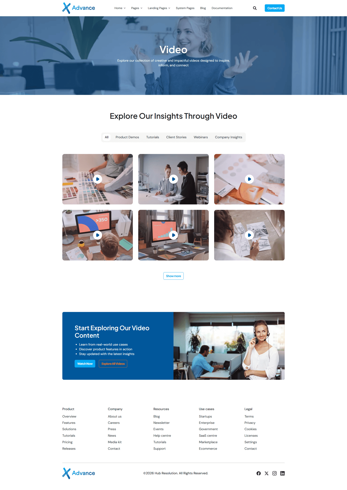 Gallery page