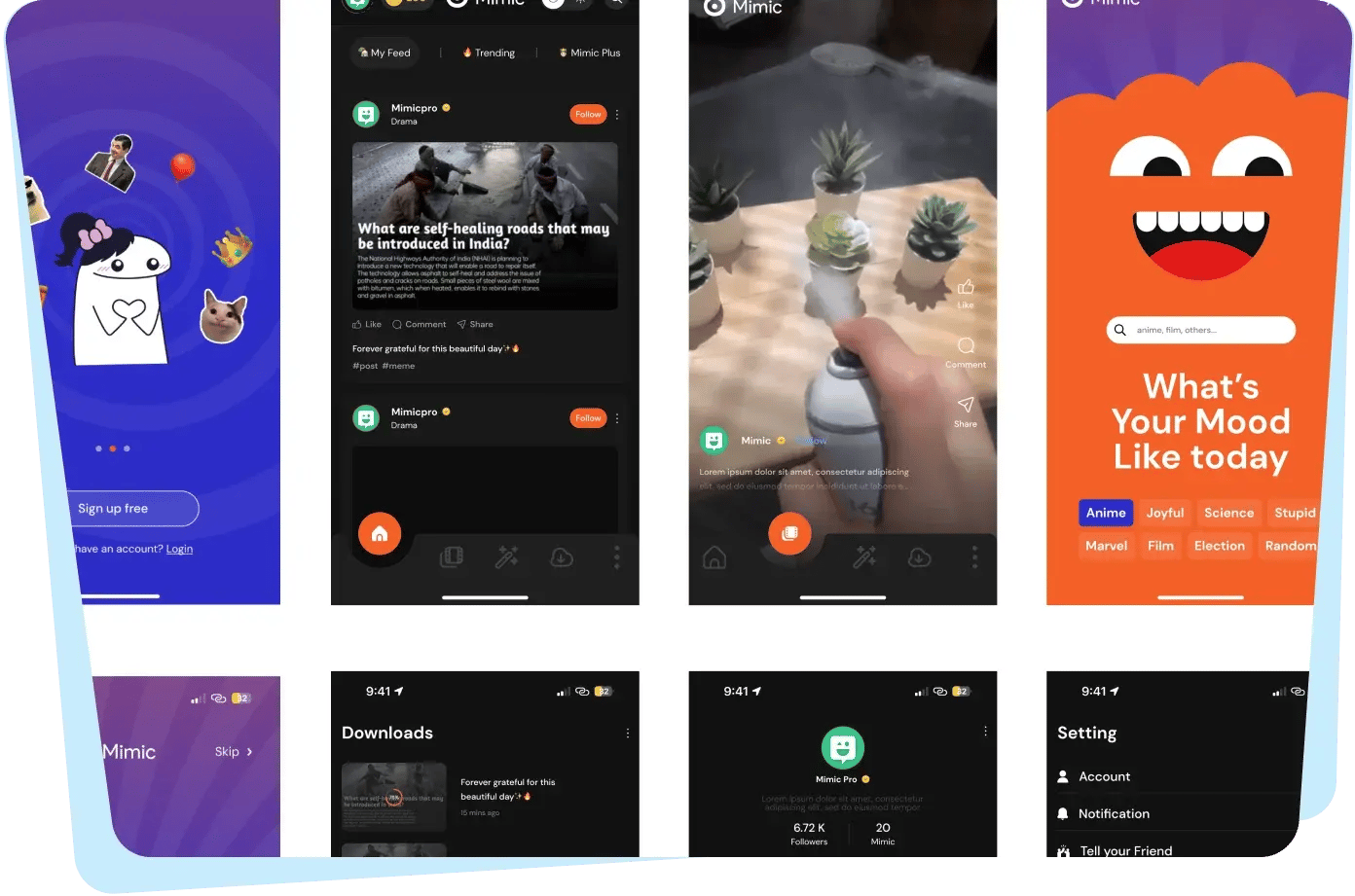 Mobile app design